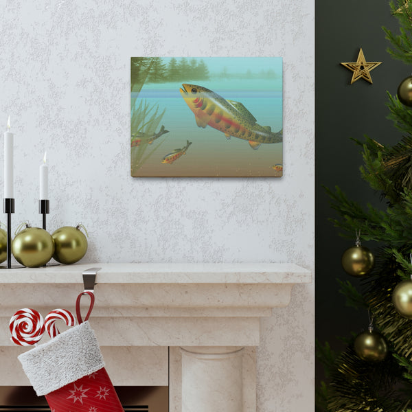 Golden Trout Canvas Gallery Wraps
