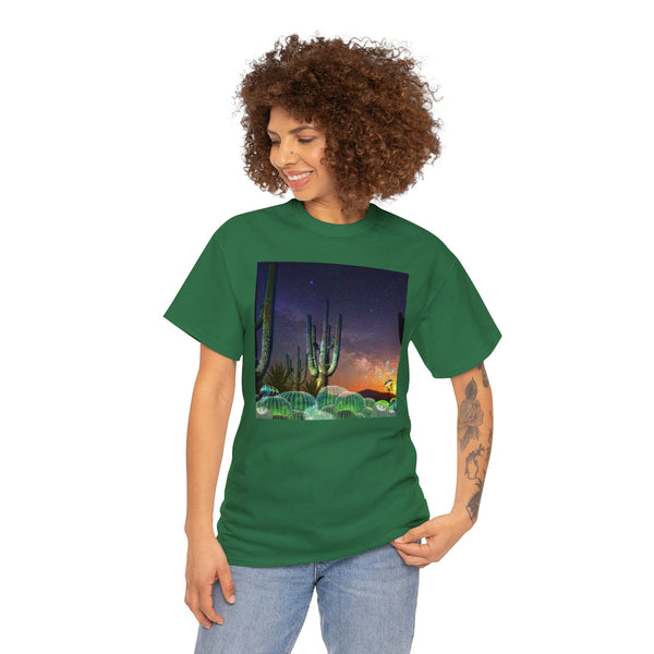 Cactus Glow Unisex Heavy Cotton Tee