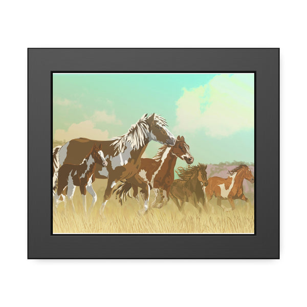 Mustangs Framed Paper Posters