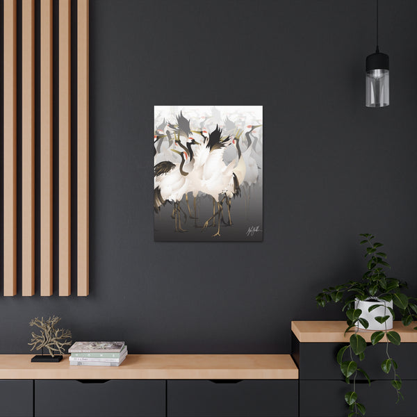 Lucky Cranes Canvas Gallery Wraps