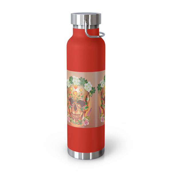 Dia de Muertos Copper Vacuum Insulated Bottle, 22oz