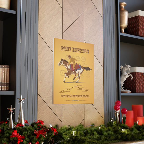 Pony Express Canvas Gallery Wraps
