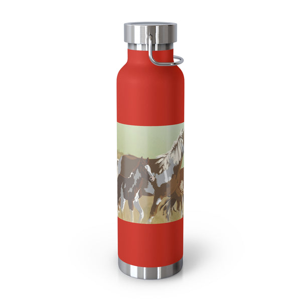 Mustangs Copper Vacuum Insulated Bottle, 22oz