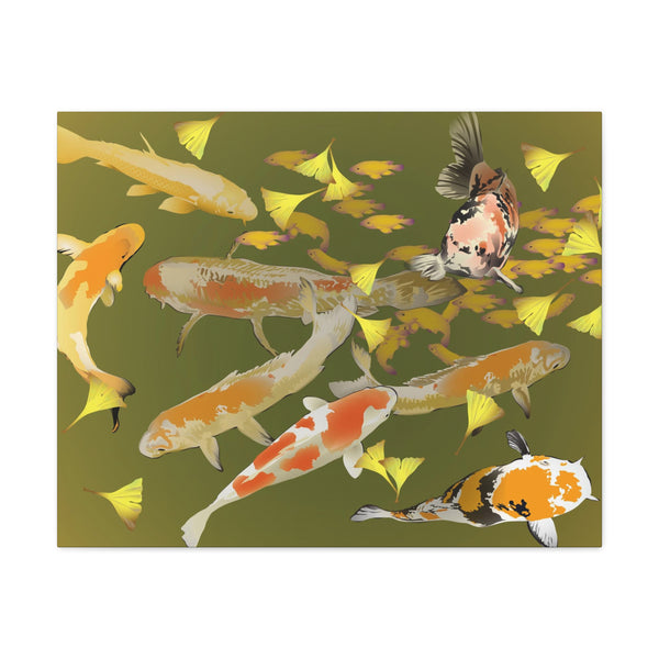 Koi Canvas Gallery Wraps