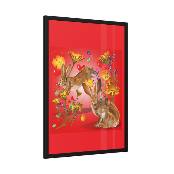 Jackrabbit Love Framed Paper Posters