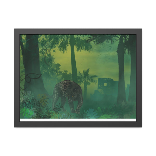 Jungle Panther Framed Paper Posters