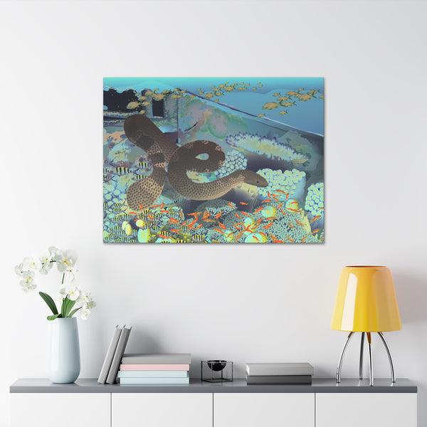 Sea Snake Canvas Gallery Wraps
