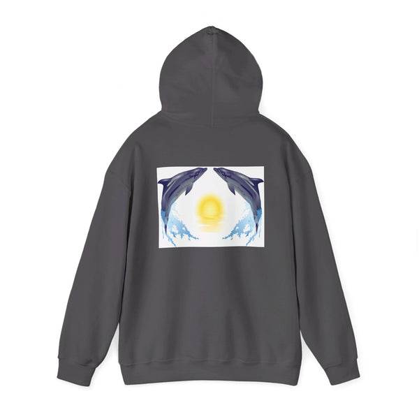 Dolphin Love Unisex Heavy Blend™ Hooded Sweatshirt