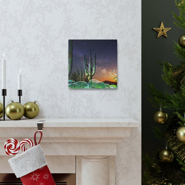Cactus Glow Canvas Gallery Wraps