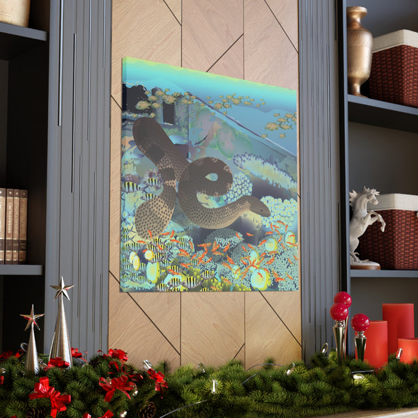 Sea Snake Canvas Gallery Wraps