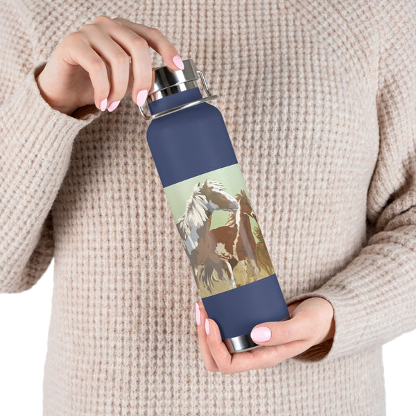 Mustangs Copper Vacuum Insulated Bottle, 22oz