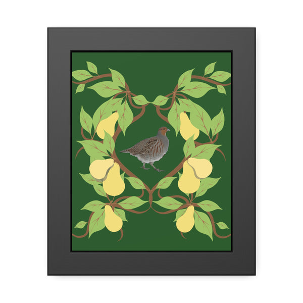 Partridge in a Pear Tree Framed Paper Posters