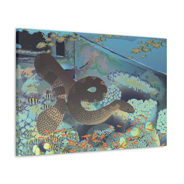 Sea Snake Canvas Gallery Wraps