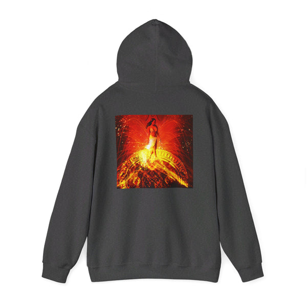 Madam Pele, Volcano Goddess Unisex Heavy Blend™ Hooded Sweatshirt