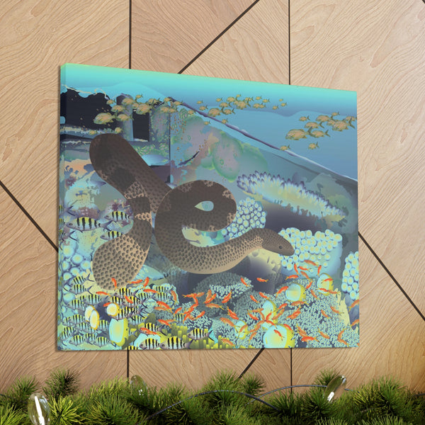 Sea Snake Canvas Gallery Wraps