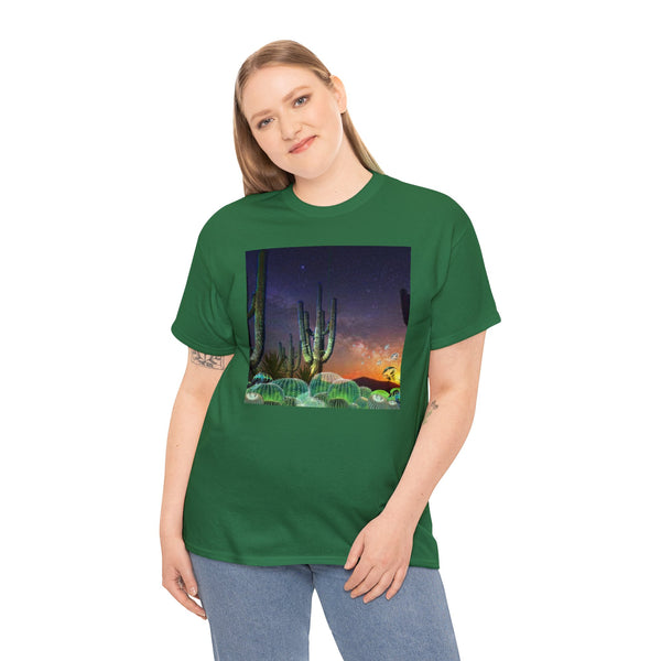 Cactus Glow Unisex Heavy Cotton Tee