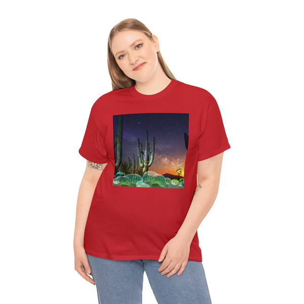 Cactus Glow Unisex Heavy Cotton Tee