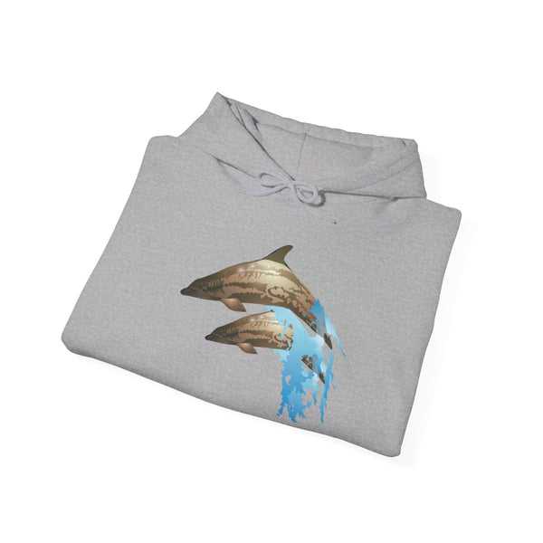 Dolphin Love Unisex Heavy Blend™ Hooded Sweatshirt