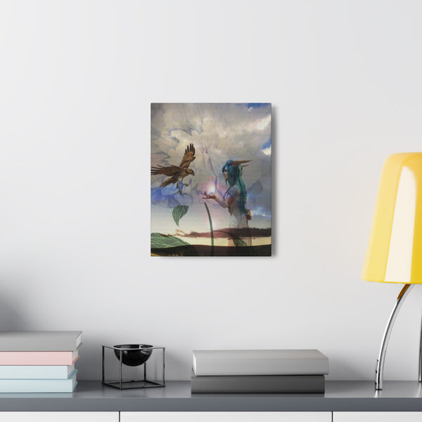 Hawk Goddess Canvas Gallery Wraps