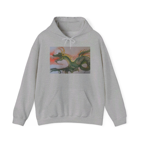 Doodle Dragon Unisex Heavy Blend™ Hooded Sweatshirt