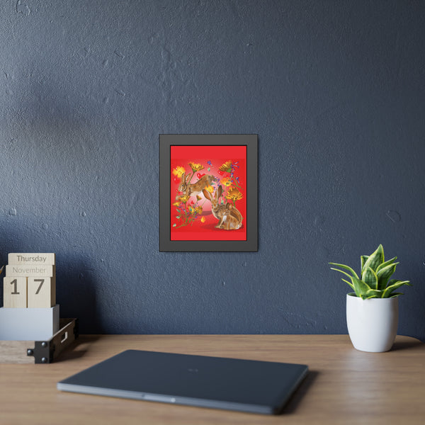 Jackrabbit Love Framed Paper Posters