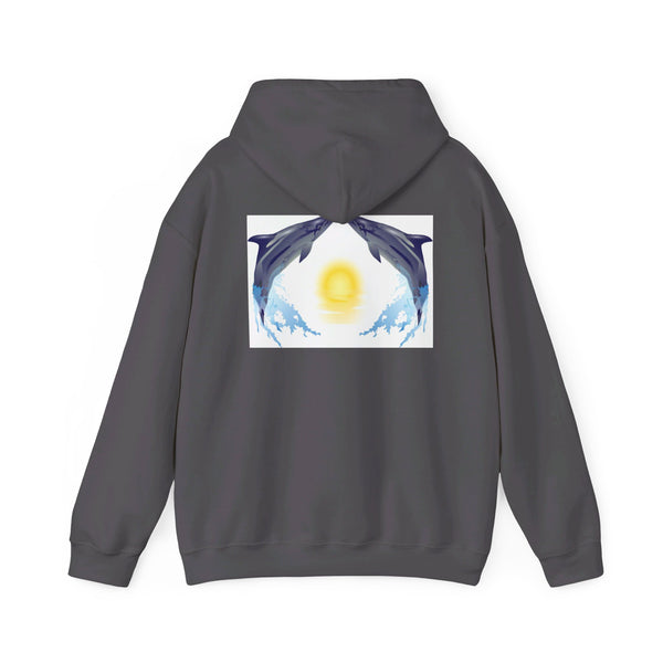 Dolphin Love Unisex Heavy Blend™ Hooded Sweatshirt
