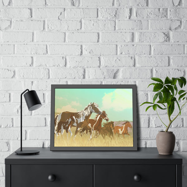 Mustangs Framed Paper Posters