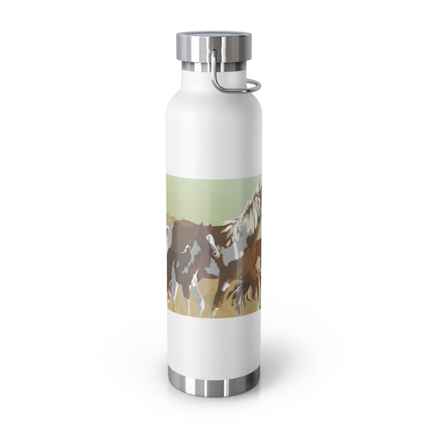 Mustangs Copper Vacuum Insulated Bottle, 22oz