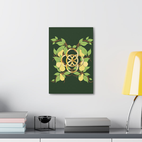 Five Golden Rings of Christmas  Canvas Gallery Wraps