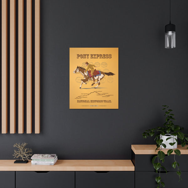 Pony Express Canvas Gallery Wraps