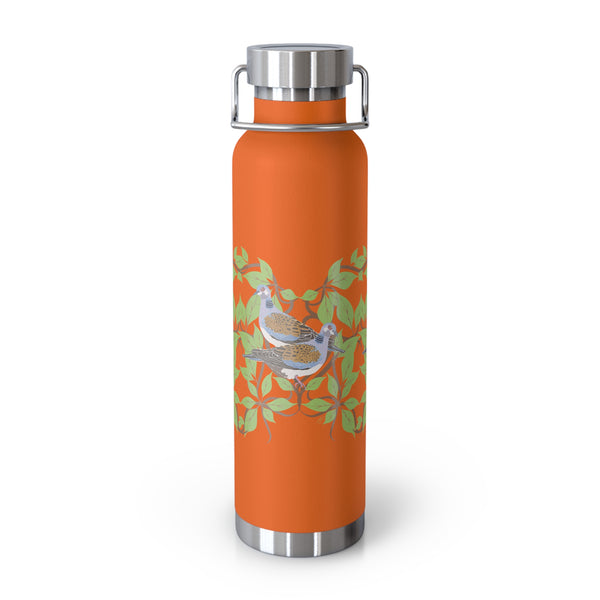 Two Turtle Doves Copper Vacuum Insulated Bottle, 22oz