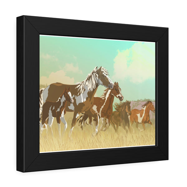 Mustangs Framed Paper Posters