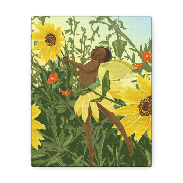 Sunflower Fairy  Canvas Gallery Wraps