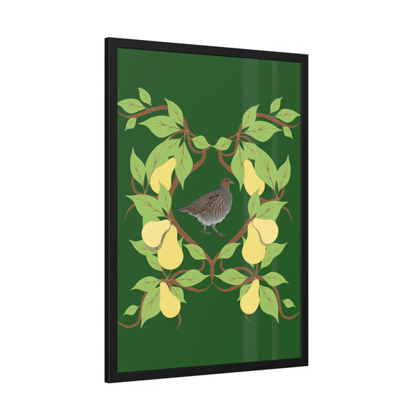 Partridge in a Pear Tree Framed Paper Posters