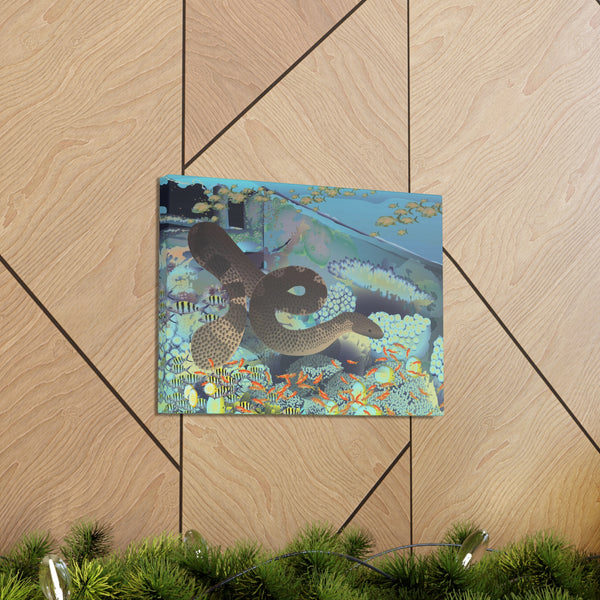 Sea Snake Canvas Gallery Wraps