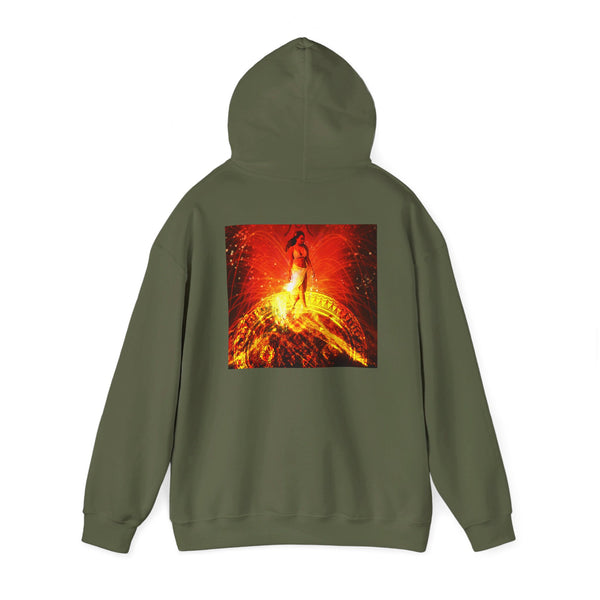 Madam Pele, Volcano Goddess Unisex Heavy Blend™ Hooded Sweatshirt