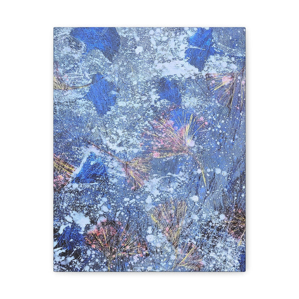 Leaves in Frost  Canvas Gallery Wraps