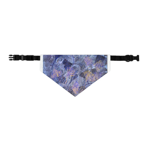 Ginkgo Leaves in Water  Pet Bandana Collar
