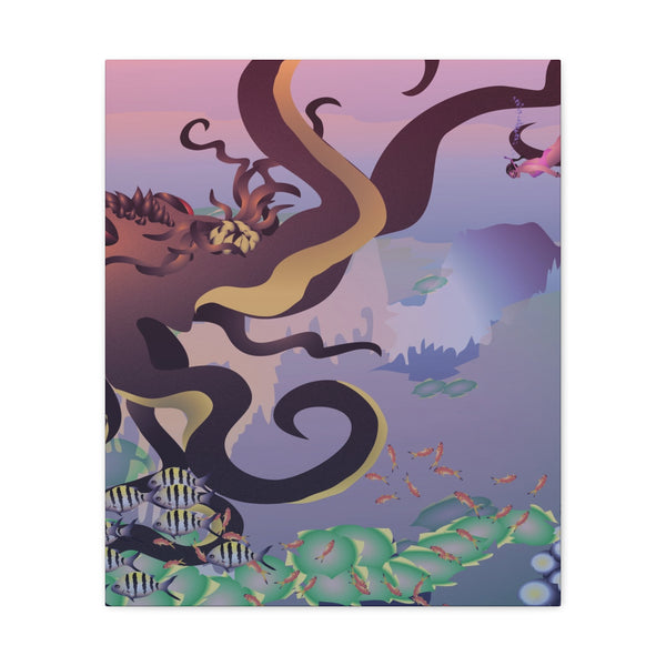 Kracken Canvas Gallery Wraps