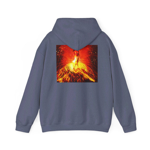 Madam Pele, Volcano Goddess Unisex Heavy Blend™ Hooded Sweatshirt