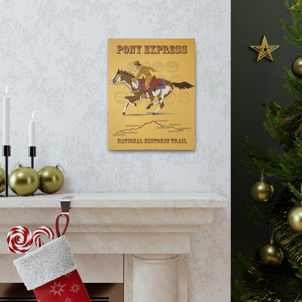 Pony Express Canvas Gallery Wraps