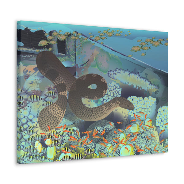 Sea Snake Canvas Gallery Wraps