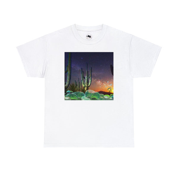 Cactus Glow Unisex Heavy Cotton Tee