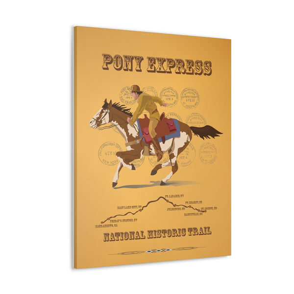 Pony Express Canvas Gallery Wraps