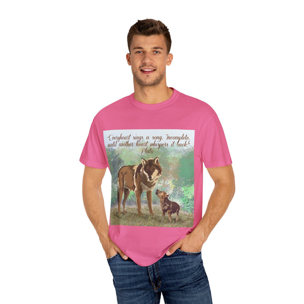 Sing Love Unisex Garment-Dyed T-shirt