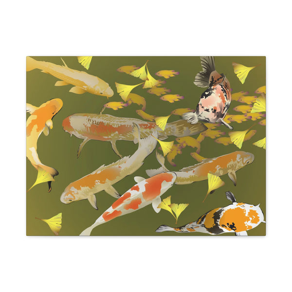 Koi Canvas Gallery Wraps
