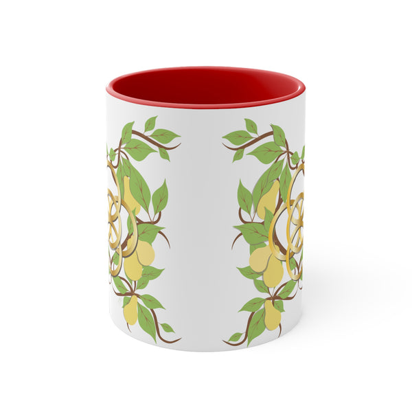 Five Golden Rings Accent Coffee Mug, 11oz