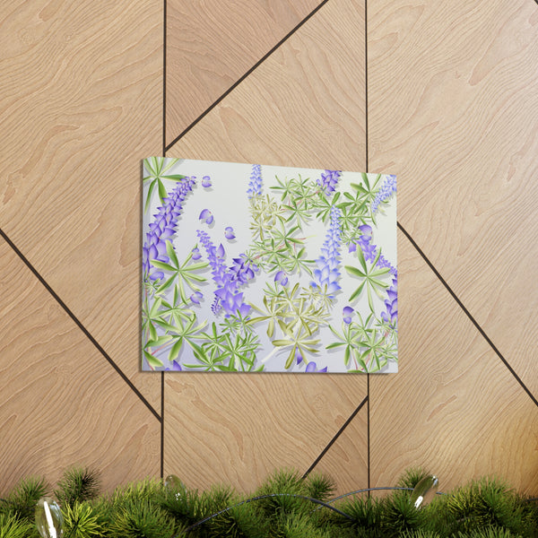 Blue Bonnet Lupins Gallery Wraps