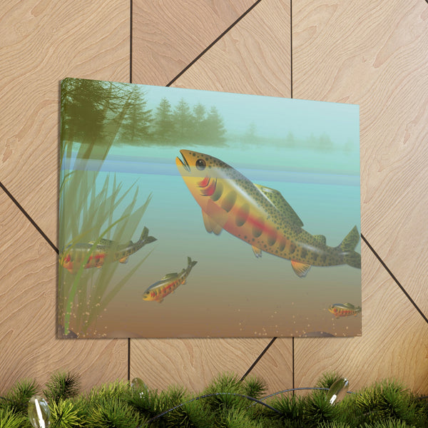 Golden Trout Canvas Gallery Wraps