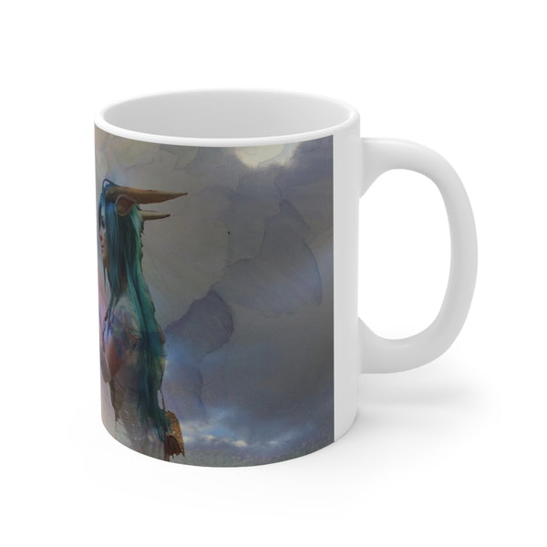 Hawk Goddess Ceramic Mug 11oz